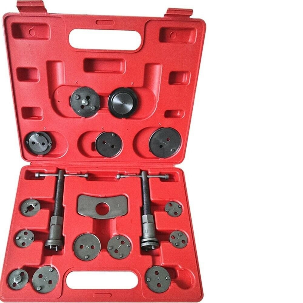 18Pcs Universal Caliper Tool Kit Case Wind Back Disc Brake Pad Piston Service