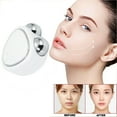 thumbnail image 1 of EMS Massager Lifting Firming RF Micro-current Facial Toning Device Mini Beauty Instrument Skin Care Machine (White), 1 of 9
