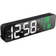 thumbnail image 1 of Digital Alarm Clock, Morning Alarm Clock, Wall Clock Led Digital Mirror With Date Temperature, 1 of 5