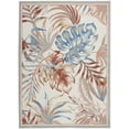 thumbnail image 2 of Nourison Pompeii Modern Botanical Multicolor 5'3" x 7'3" Area Rug, (5' x 7'), 2 of 8
