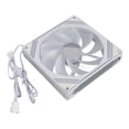thumbnail image 1 of CPU Fan 140mm ARGB Chassis Fan, 4pin PWM Silent Computer Cooler Fan 650 To 1850RPM, RGB Motherboard Sync Computer PC Cooling Fans, 1 of 8