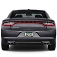 thumbnail image 4 of Dodge Scat-Pack Full Color Black Real 3K Carbon Fiber ABS Plastic License Plate Frame, 4 of 8
