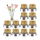 thumbnail image 4 of Paquete de 12 soportes para flores, mini ranas florales redondas Kenzans para arreglos florales, 0,9 pulgadas, 4 of 5