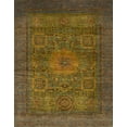 thumbnail image 1 of Ahgly Company Indoor Rectangle Abstract Hazel Green Abstract Area Rugs, 3' x 5', 1 of 6