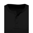 thumbnail image 5 of Gomelly Men Tank Tops Solid Color Muscle Shirts Comfy Summer Men's Soft Sport Tee Henley Neck Vest Black S, 5 of 7