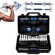 thumbnail image 1 of Kit Mancuernas 15 kg 3 en 1 Multi-Uso con Varilla de conexión para Entrenamiento de Ejercicio en el Gimnasio en casa. Con Barra de Discos Ajustables a 15 Kg, 1 of 7