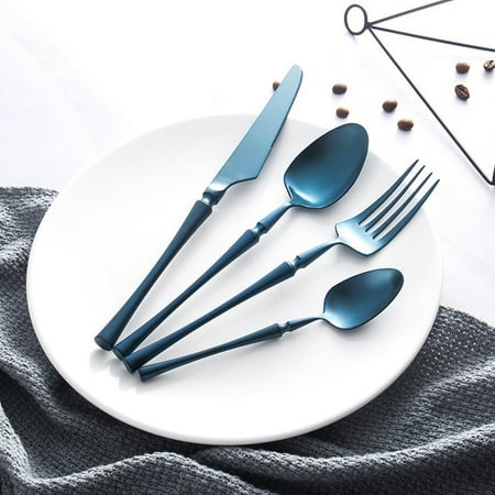 

UMMH Steel Cutlery Set Gold Dinnerware Set Western Food Cutlery Tableware Dinnerware Christmas Gift Forks Knives Spoons
