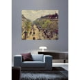 thumbnail image 2 of Wallhogs Pissarro Boulevard Montmartre (1897) Poster Wall Mural, 2 of 2