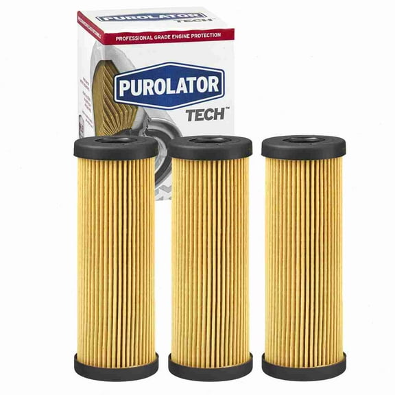3 pc Purolator TECH TL38154 Engine Oil Filters for 100050 2100050 730 94103 CF8154 CH11955 FT4Z-6731-A G0050 G0050XL LF732 M10387 M9015 P2062 P40033 PG8154 PG8154F S11955 S11955XL TG11955 WL10050