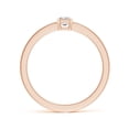 thumbnail image 2 of ANGARA Natural 0.32 Ct. Diamond Solitaire Ring in 14K Rose Gold for Women (Ring Size: 11.5), 2 of 9
