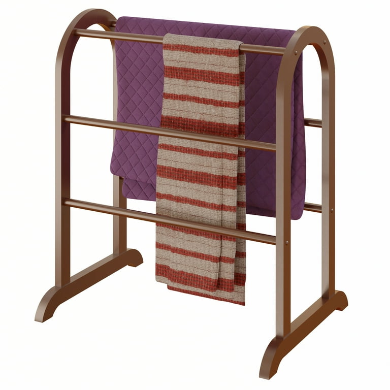 Large Six ~ Six wall quilt holder.. Yes, it holds 6 quilts. custom sizes,  wood type and stains