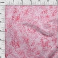 thumbnail image 3 of oneOone Velvet Light Pink Fabric Florals Craft Projects Decor Fabric Printed By The Yard 58 Inch Wide, 3 of 4