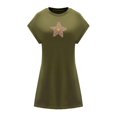 thumbnail image 1 of Vestido corto de verano para mujer, minivestido para caminar, viajar, viajar, regalo para mujer M, 1 of 7