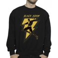 thumbnail image 3 of DC Comics Mens Black Adam Golden Bolt Chest Sweatshirt, 3 of 4