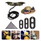 thumbnail image 4 of Conjunto de correa y chaleco para mascotas, alas de correa de lagarto con sombrero, hamaca, suministro de disfraces para mascotas, 4 of 5