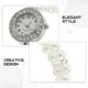 thumbnail image 4 of Pulsera de perlas con diamantes de imitación para mujer, ideal para fiestas navideñas y regalos vintage., 4 of 7