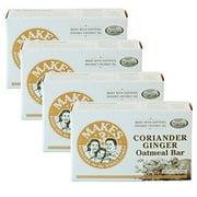 Organic Coriander Ginger Oatmeal Soap 4 Pack - Superfood for the Skin - 100% Handcrafted - Hypoallergic Properties - Great For Dry, Itchy, Irritated Skin - Promotes Healthy Complexion