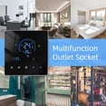 thumbnail image 2 of Mistaha Smart Intelligent Thermostat Temperature Controller for Electric Underground Heating Equipment LCD Display Touch Button, 2 of 8