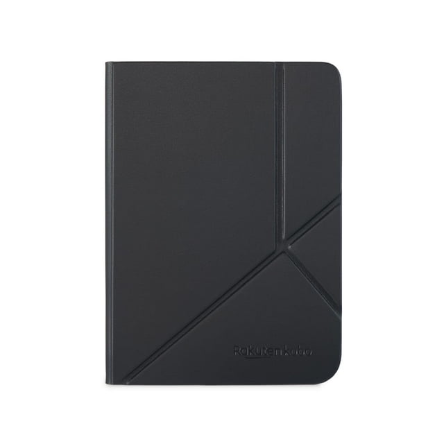 Funda SleepCover para Kobo Clara, color blanco y negro con soporte, piel vegana