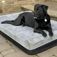 thumbnail image 2 of Laifug Extra Large Dog Bed with Orthopedic Memory Foam, Dog Pillow, Waterproof Liner & Washable Cover (Brown), 2 of 11