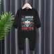 thumbnail image 1 of Tib Black Cody Rhodes Pesadilla Americana Logo Bebé Mameluco Primavera Otoño Innegable Niño Niña Bebés J, 1 of 4