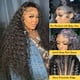 thumbnail image 3 of Peluca con encaje frontal Zumuer Deep Wave, 13 x 6 pulgadas, encaje HD, 24 pulgadas, 180% de densidad, 3 of 6