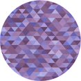 thumbnail image 1 of Ahgly Company Tapis Rond Lavable en Machine Intérieur Transitionnel Violet Violet Violet, 4 Pieds Rond, 1 of 7