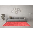 thumbnail image 3 of Ahgly Company Indoor Rectangle Abstract Red Contemporary Area Rugs, 2' x 4', 3 of 4