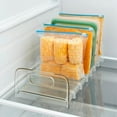 thumbnail image 7 of Freezer Organizer with Adjustable Dividers and Handles for Frozen Food Storage, Clear, 7 of 7