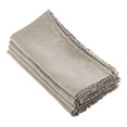 thumbnail image 2 of SARO 15062.N20S Serviette Carrée 20 Po. Design Pompon Naturel - Ensemble de 4, 2 of 9