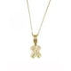 thumbnail image 1 of Collar con dije de oro laminado letra brillos X, 1 of 6