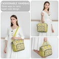 thumbnail image 3 of Floral Vintage Pattern Waterproof Lunch Tote - Large Insulated Cooler Bag with Tribal Print, Durable for Outdoor & Daily Use, 3 of 3