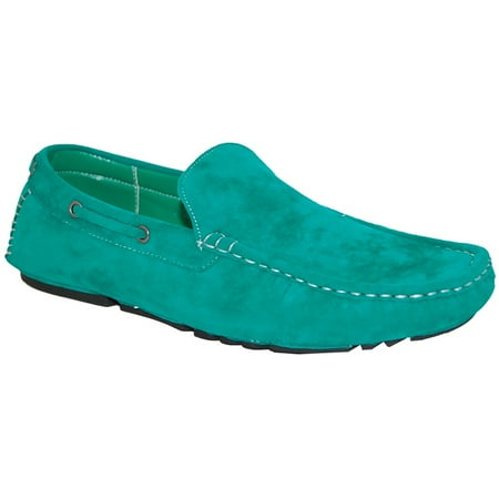 KRAZY SHOE ARTISTS Insane Money Man Green Loafers (Best Dress Shoes For The Money)