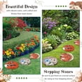 3 Pack Garden Stepping Stone Outdoor, Decorative Dimensional Resin ...