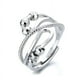 thumbnail image 2 of Xihbxyly Anillo para La Ansiedad, Diseño Ajustable, Estilo Abierto con Cuentas de Lunares, Ideal para Uso Diario, Regalo Perfecto para San Valentín, Día de La Madre y Cumpleaños. Unisex, Talla Única., 2 of 7