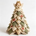thumbnail image 2 of DIY Quilted Christmas Tree Kit, 3D Fabric Patchwork Craft Set for Beginners, DIY Christmas Tree Kit, 3D Fabric Patchwork, Quilting Craft, Handmade Tabletop Holiday Decor, Christmas Gift, 2 of 5