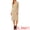 Beige, variant on DARING DIVA Women's Sweater V Neck Long Sleeve Ribbed Knit Midi Dress XS Beige