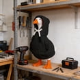 thumbnail image 7 of WKSCLPAI Desk Goose Outfits 7 Inch Magnetic Desk Goose Black Hoodie Outfit - Mini Tabletop Goose Statue Costume & Porch/Table Decoration, Black, 7 of 7