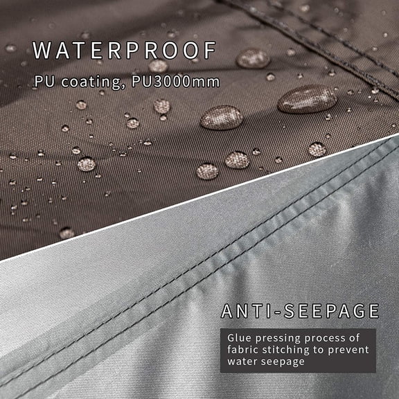 Hexagon Hammock Rain Fly, 15x14FT/12x10FT Multifunctional Waterproof Camping Tarp