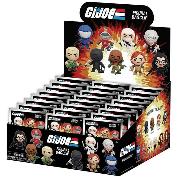 3D Figural Keyring GI Joe Series 1 Mystery Box (24 Packs)