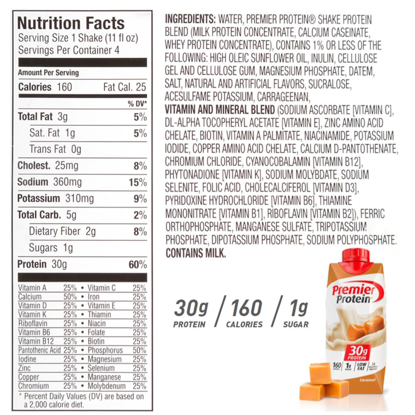 Premier Protein Vanilla Shake Nutrition – Runners High Nutrition