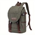 thumbnail image 5 of 1pc Fashion Casual Backpack With Earphone Port, Commuter Notebook Bag With Large Capacity Business Double Shoulder Backpack For Business Trip, Waterproof Zipper Backpack, 5 of 5