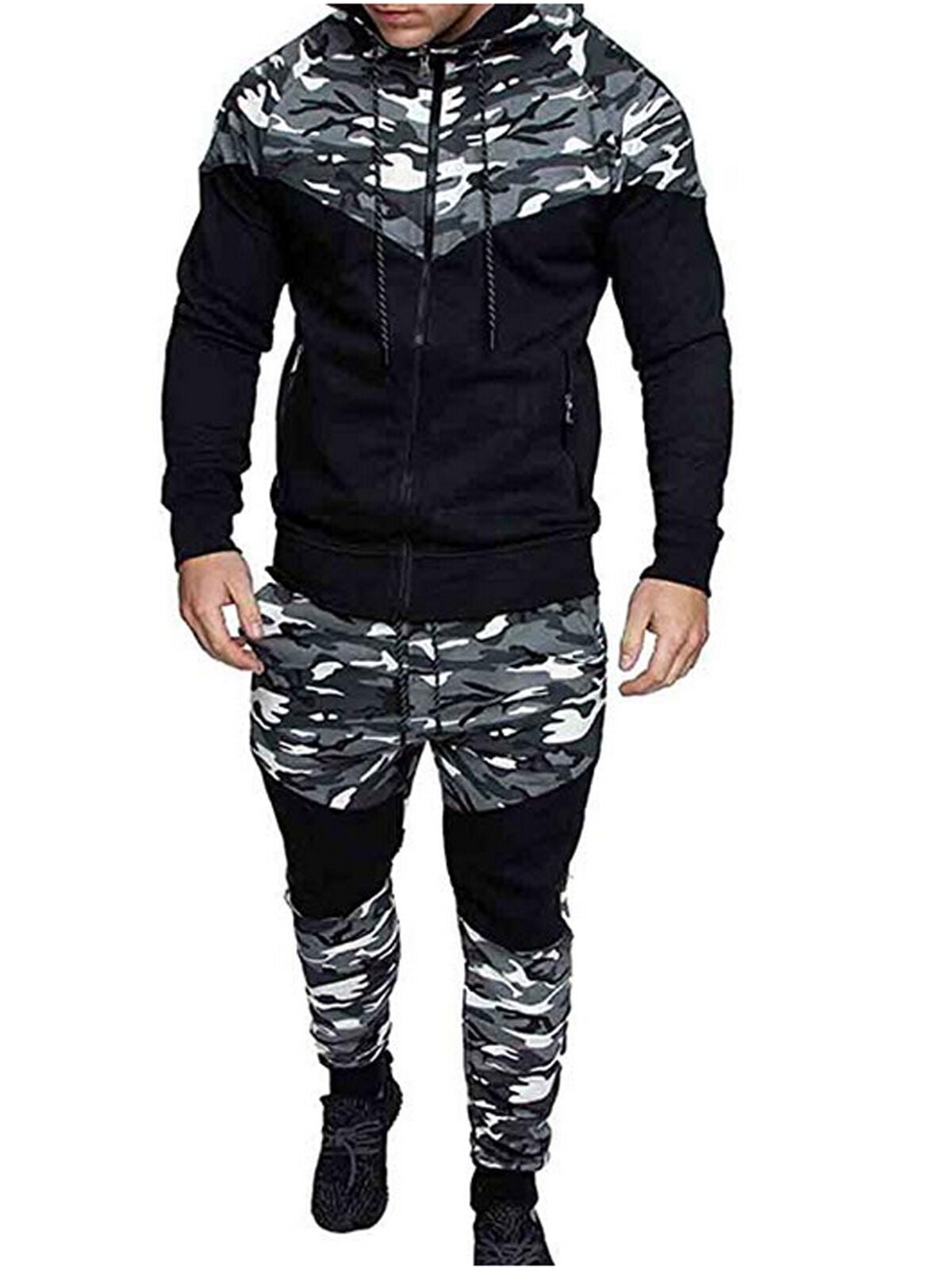 winter camo hoodie