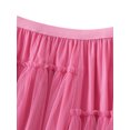 thumbnail image 3 of Liacowi Women's Summer Long Mesh Skirt Solid Color Sheer Flowy Skirt for Travel, Beach, Photography, 3 of 7