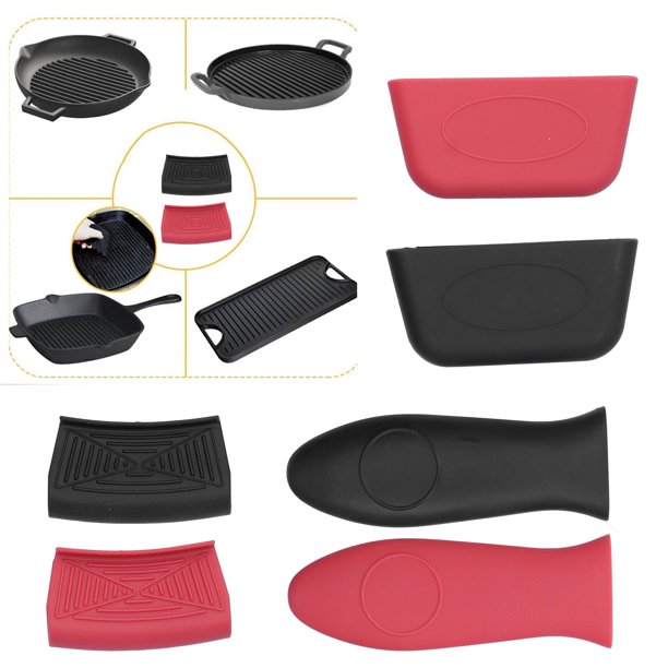 Funda para mango de olla soporte portátil para mango de olla 6 piezas/juego fácil de usar duradero para la cocina del hogar ANGGREK Otros