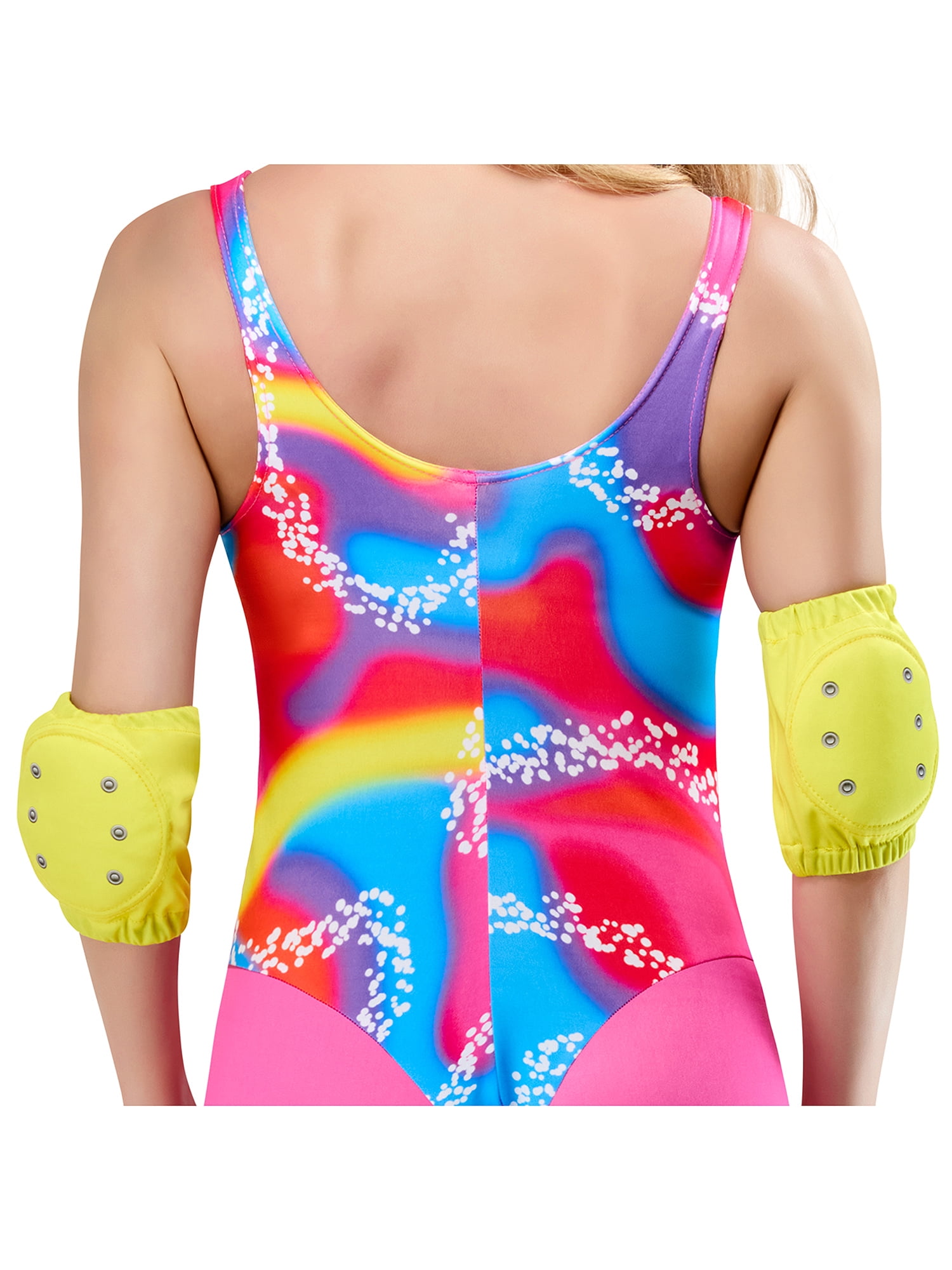 Barbie Movie Neon Rollerblading Barbie Costume for Adults by Rubies, Women's