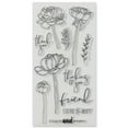 thumbnail image 3 of Recollections Peony Sentiment Clear Stamp Set, 6 Pack, 3 of 3