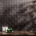 thumbnail image 2 of FASÄDE Rings Decorative Vinyl Backsplash 15 sq ft Kit in Smoked Pewter, 2 of 6