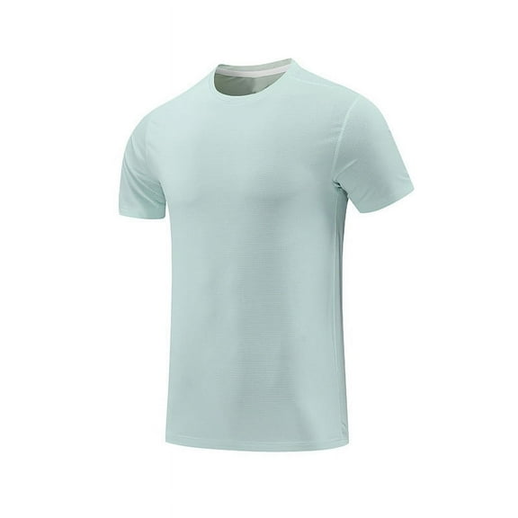Generic Men's Casual Workout T Shirts Outdoor Quick Dry Athletic Short Sleeve Shirts Summer Sports Gym Tee Tops Activewear