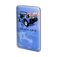 thumbnail image 1 of Beach Trip Surfing Surfer Dogs Metal Rectangle Lapel Hat Pin Tie Tack Pinback, 1 of 4